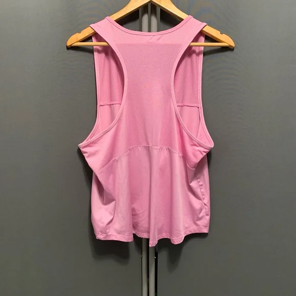 B23-Women's Bebe Sport Tank Top XL Pink Sleeveless Activewear - Picture 5 of 5